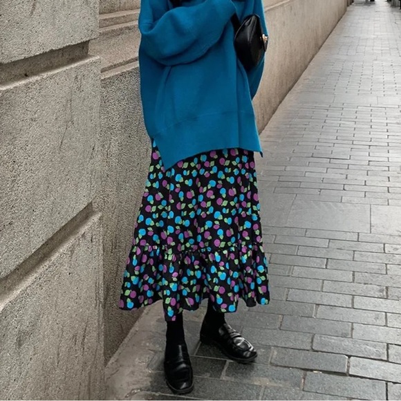 🍂 Patterned flare skirt - Picture 2 of 8